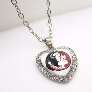 FSU Florida State University Seminoles Necklace with Pendant NEW